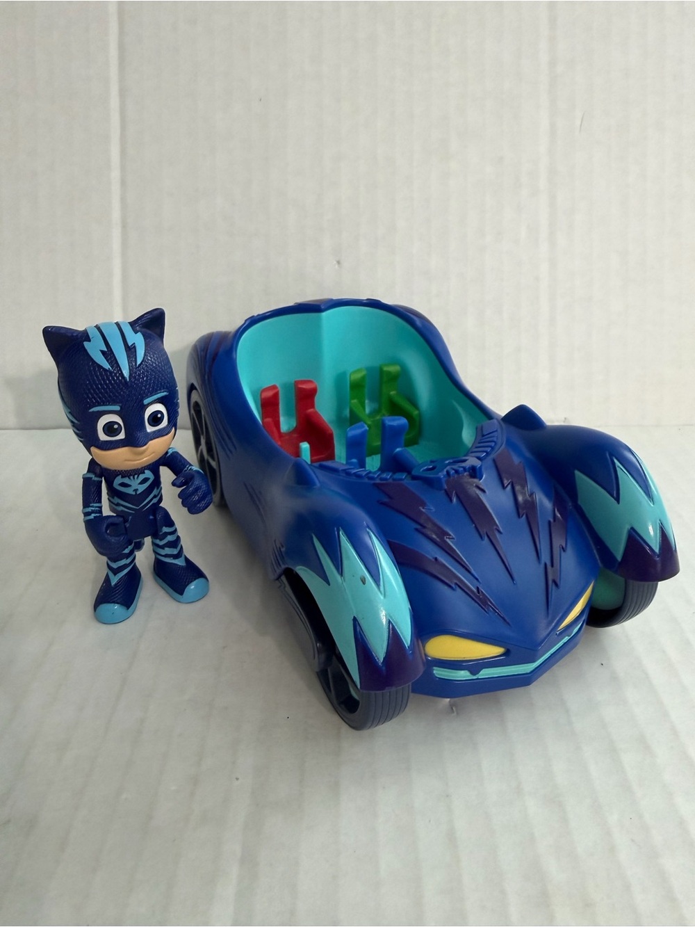 PJ Masks Catboy Blue Lightning Racer Playset with Figure